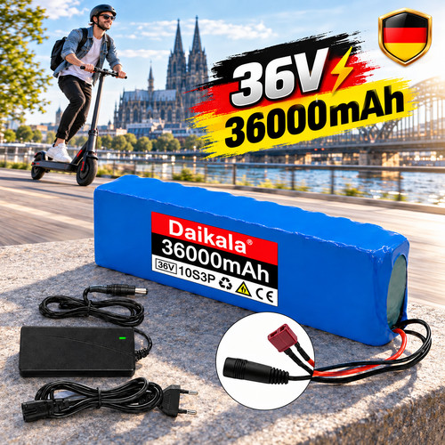 Akku 36v 36000mah batterie - akku,