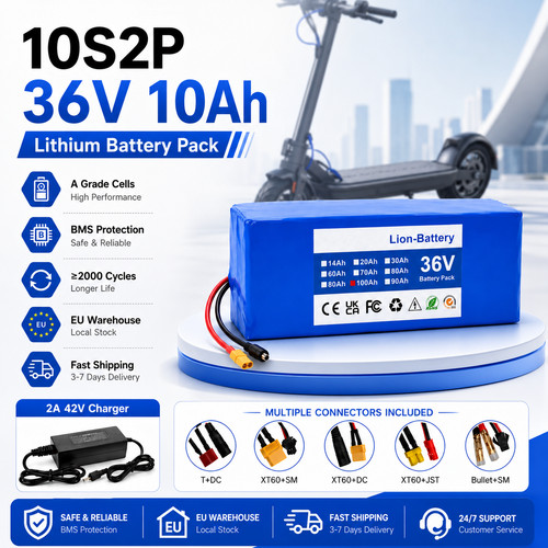 36v 10ah 360wh - 360wh, e-scooter